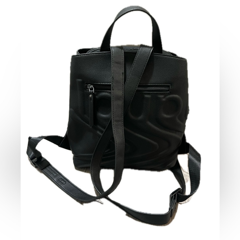 Desigual Women's, Black Backwards Logo Sumy Mini 2000, Backpack, One Size